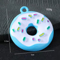 Enamel Donut Charm Pendant with Colorful Sprinkles Five Colors view 3