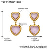 Pink Gold Earrings