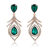 Gold Teardrop Openwork