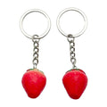 Strawberry, Cherry and Orange Charm Keychains in 25 Pictured Variations for Bags and Keys view 5