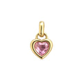 Gold Tone Chain Necklaces With Twelve Colorful Heart Birthstones view 5