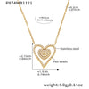 Gold Double Heart