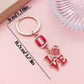 Heart Charm Keychains in 57 Pictured Variations for Bags and Keys view 2