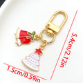 Seven Christmas Character Metal Clasp Keychain Designs view 6