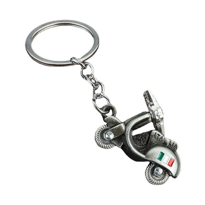 Metal Electric Scooter Keychain Creative Vehicle Gift Accessory