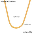 Open Heart Zircon Necklace Bracelet And Herringbone Chain Set view 10