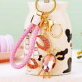 Crystal Crab Keychains with Matching Cords and Loose Braided Loops view 8