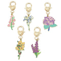 Five-Piece Sunflower Carnation Bouquet Lobster Clasp Charm Assortment view 5