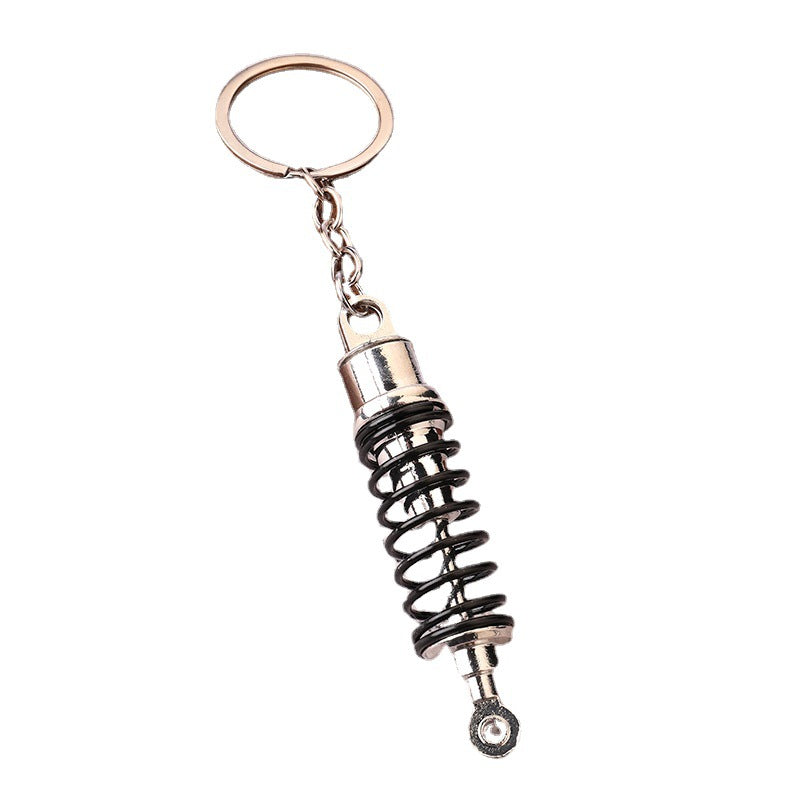 Car Suspension Shock Absorber Metal Keychain Gift Accessory