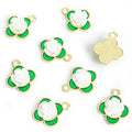 Rose Shell Turtle Enamel Metal Jewelry Charms, 8 Colors view 8