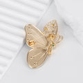 Butterfly Crystal Enamel Three Designs Metal Brooch Pin view 3