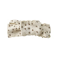 Fabric Floral Ruffle And Cream Bow Twist Hair Claws view 5