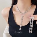 Hammered Oval Disc Necklace Bracelet Drop Earrings Nine Styles view 4
