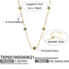 Gold Green Necklace