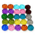 Round Resin Crystal Cluster Flatback Cabochons in 38 Variations view 3