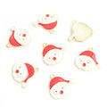 Christmas Santa Snowman Tree and Candy Enamel Alloy Charms view 9
