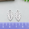 Antique Silver Leaf Metal Charms with 10 Listed Options view 12