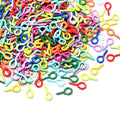Color Coated Metal Screw Eye Pins in Fifteen Options view 5