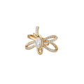 Crystal and Pearl Ear Cuffs in Assorted Sculptural Designs view 5
