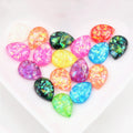 Colorful Teardrop Resin Cabochons in Two Size Options view 4