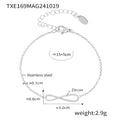 Infinity Zircon Pendant Necklace Bracelet Flower Charm Chain view 7