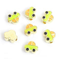 Colorful Car Shaped Enamel Spacer Beads in Four Styles view 6