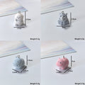 Flocked Mini Animal Keychains Bead Ball Chain 36 Styles view 4