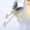 Blue Gold Butterfly