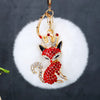 Red-Fox White-Pom