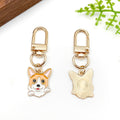Dog Charm Keychains Featuring White Fruit Across 13 Pictured Variations view 3