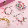 Pink Jewelry Kit and Jewelry Box Metal Charms with 3 Listed Options view 2