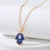 Navy Hamsa