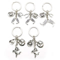 Western Cowboy Charm Keychains Featuring Heart Across 30 Pictured Variations view 5