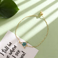 Gold Geometric Dried Flower Adjustable Bracelets 9 Styles view 5