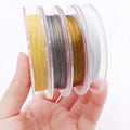Metallic Beading Wire Metal Beads with 8 Listed Options view 2