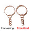 Rose Gold Embossed