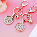 Twelve Zodiac Bell Plaque Keychains from Rat through Pig in Pictured Designs view 2
