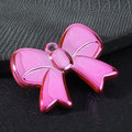 Glossy Acrylic Bow Ribbon Charm Pendant Seven Colors view 3