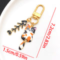 Seven Cat and Fish Bone Metal Clasp Keychain Designs view 8