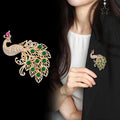 Peacock Metal Brooch Pin for Jackets and Lapels 7.9 x 7.6 cm view 4
