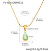 Gold Green Drop