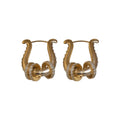Crystal U Shape Hoop Earrings in Three Styles Statement Jewelry view 5