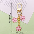Flower Charm Keychains Featuring Flower Across 11 Pictured Variations view 8