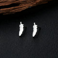 Silver Tone Stainless Steel Novelty Stud Earrings in Ten Designs view 12