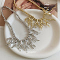 Branch Statement Necklaces in Two Finishes Statement Jewelry Design view 4