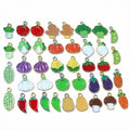 Colorful Enamel Vegetable Charms in Forty Two Small Designs view 5