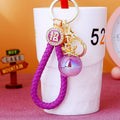 Jelly Crystal Fortune Pouch Keychains with Cords and Loose Heart Loops view 2