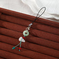 Jade-Tone Gourd Butterfly Phone Charms Black Strap 14 Styles view 4