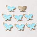 Colorful Enamel Butterfly Charms in Seven Assorted Options view 10