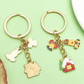 Christmas Charm Keychains Featuring Green Santa Across 81 Pictured Variations view 2